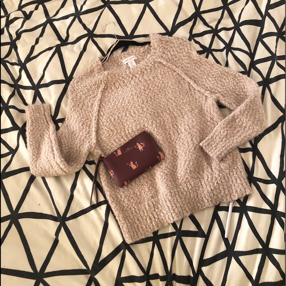 SMALL Pale Pink Sweater